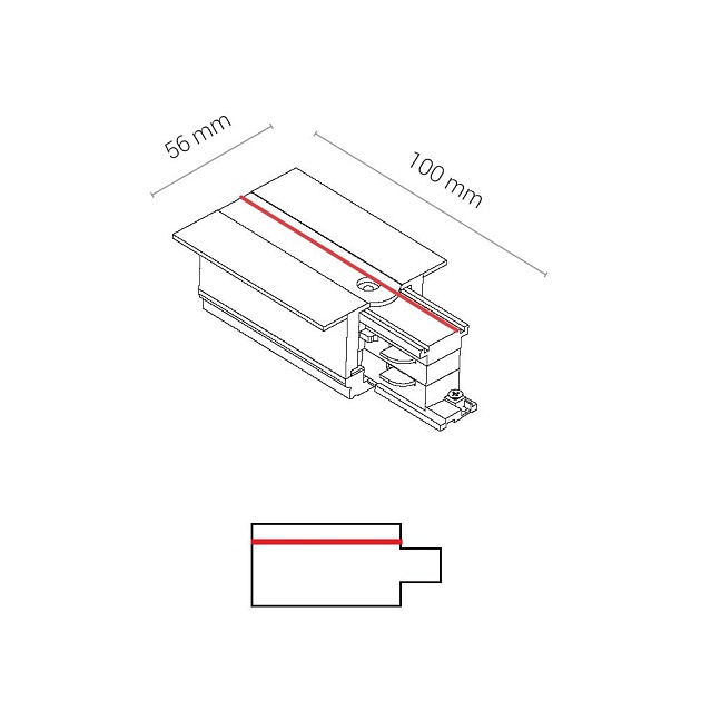 Ввод питания левый Nowodvorski Ctls Power 8235 Фото № 2