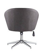 Поворотное кресло Stool Group Харис регулируемое ПУ серый HARRIS 15 4