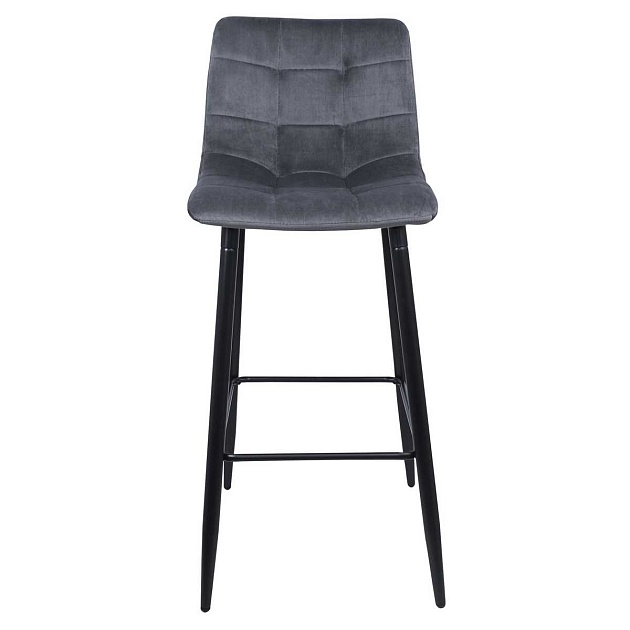 Барный стул AksHome Stella серый, велюр 75814 изображение 5 Барный стул AksHome Stella серый, велюр 75814 Фото № 5