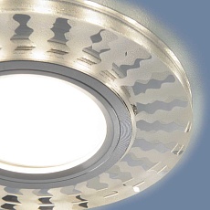 Встраиваемый светильник Elektrostandard 2248 MR16 SL/WH зеркальный/белый a047761 1