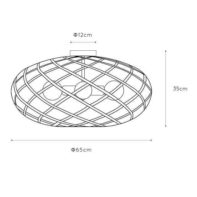 Потолочный светильник Lucide Wolfram 21117/65/02 Фото № 2