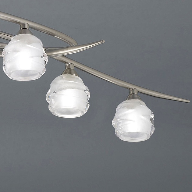 Подвесная люстра Mantra Loop Satin Nickel 1810 Фото № 6