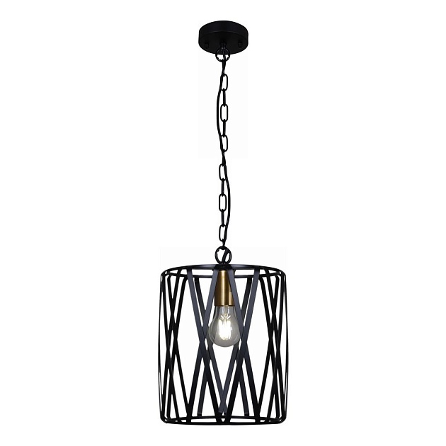 Подвесной светильник Illumico IL1023-1PB-05 BK GD изображение Подвесной светильник Illumico IL1023-1PB-05 BK GD Фото №