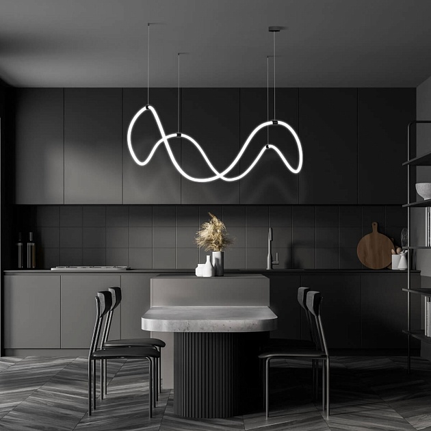 Подвесной светодиодный светильник Eurosvet 90288/1 черный изображение 2 Подвесной светодиодный светильник Eurosvet 90288/1 черный Фото № 2