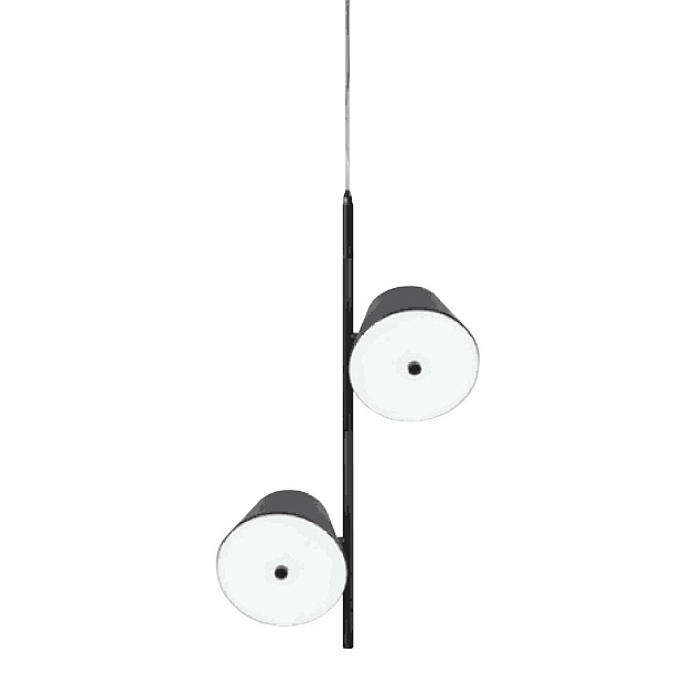 Подвесной светодиодный светильник Gerhort G31107/2BK BK Фото № 