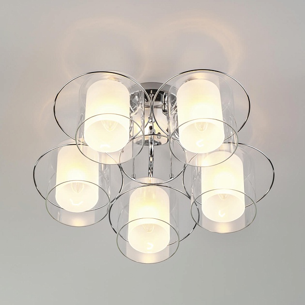 Потолочная люстра Eurosvet 30160/5 хром Фото № 4