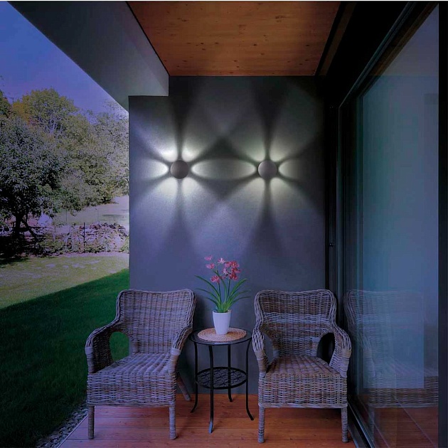 Уличный настенный светодиодный светильник Novotech Street Calle 358463 Фото № 5