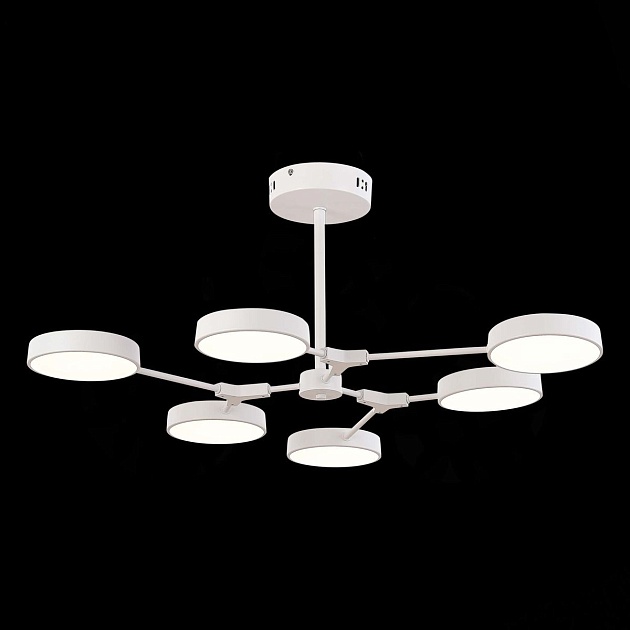 Потолочная светодиодная люстра Evoluce Monta SLE6003-502-06 изображение 6 Потолочная светодиодная люстра Evoluce Monta SLE6003-502-06 Фото № 6