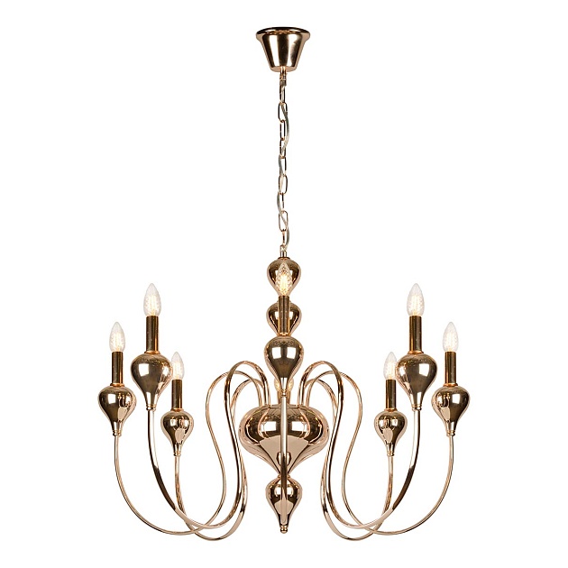 Подвесная люстра iLamp Lady 88003-8 GD Фото № 