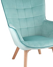 Кресло Stool Group Манго вельвет мятный MANCO HLR-59 5