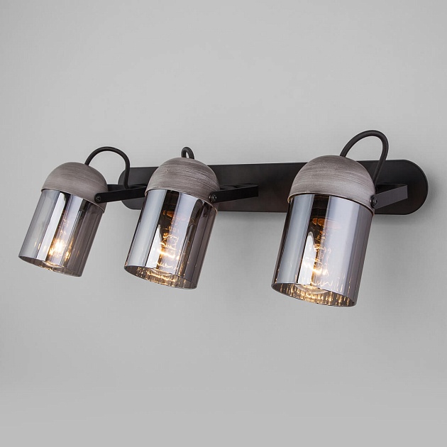 Спот Eurosvet Mars 20122/3 черный/тертый серый Фото № 