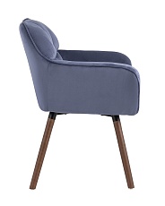 Кресло Stool Group Брайан замша синий BRUYNE HY-82 3