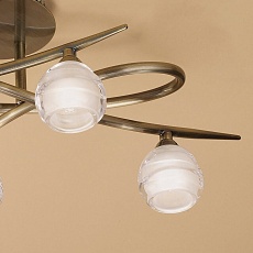 Потолочная люстра Mantra Loop Antique Brass 1823 3