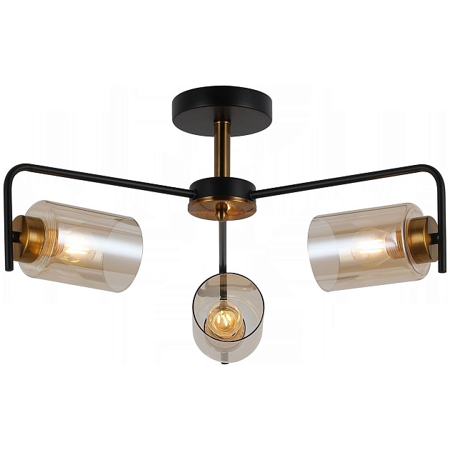 Потолочная люстра Illumico IL8248-3COU-79 BK GD Фото № 