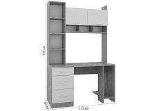 Компьютерный стол Woodville Бишоп 5 559229 1