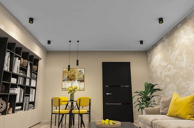 Потолочный светильник Denkirs DK3020BYE DK3090-BK+YE изображение 2 Потолочный светильник Denkirs DK3020BYE DK3090-BK+YE Фото № 2