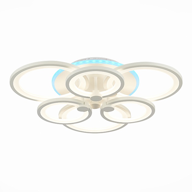 Потолочная светодиодная люстра Evoled Leto SLE500752-06RGB изображение Потолочная светодиодная люстра Evoled Leto SLE500752-06RGB Фото №