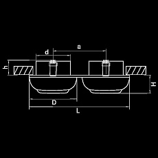 Встраиваемый светильник Lightstar Ocula 011824 2