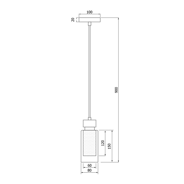 Подвесной светильник Eurosvet Amado 50115/1 черный Фото № 2