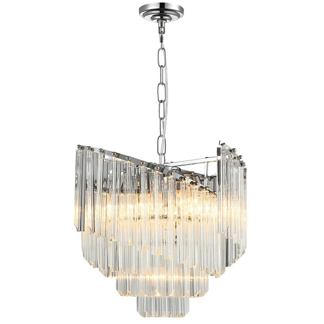 Подвесная люстра Natali Kovaltseva Majestic 81433/8C Chrome Фото № 