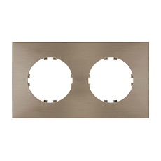 Рамка LK Studio 2-постовая квадрат (бронза) Vintage-Quadro 884227-1