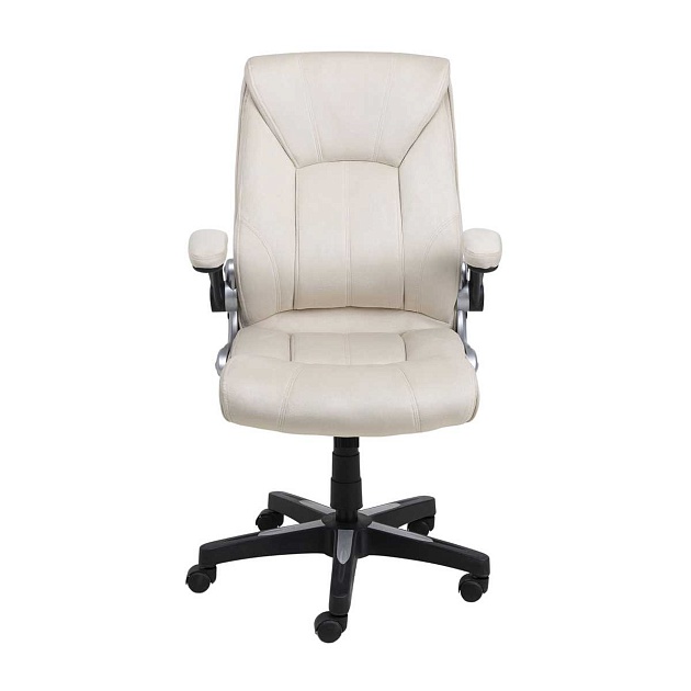 Кресло руководителя AksHome Galio бежевый, велюр 86373 Фото № 12