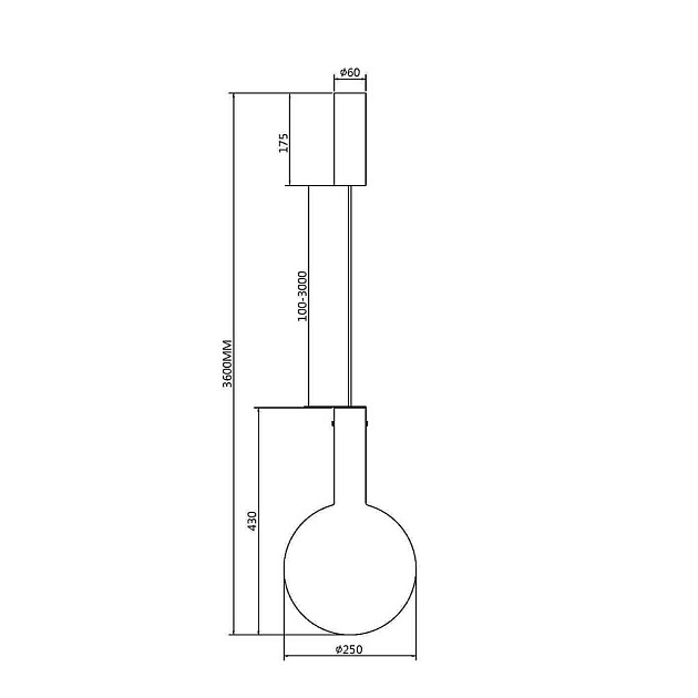 Подвесной светодиодный светильник Maytoni Nebula MOD182PL-L6CG3K Фото № 6