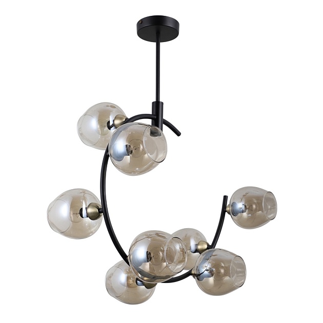 Подвесная люстра Gerhort G71163/8BK+AB AMB Фото № 