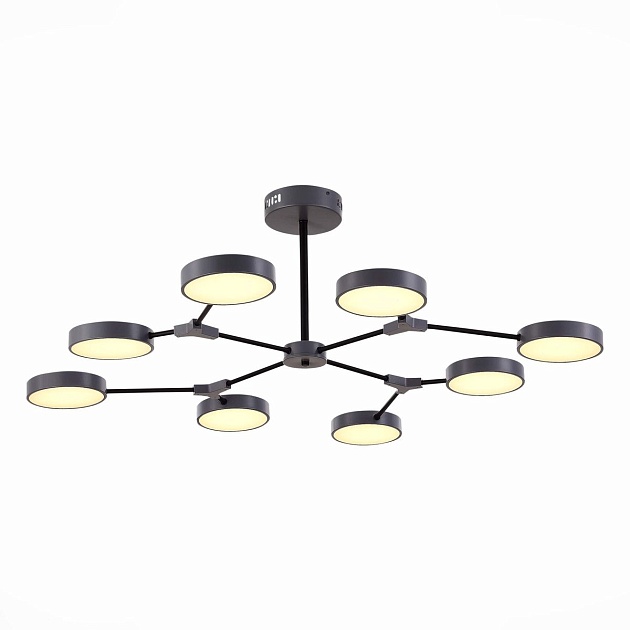 Потолочная светодиодная люстра Evoluce Monta SLE6003-702-08 изображение 3 Потолочная светодиодная люстра Evoluce Monta SLE6003-702-08 Фото № 3