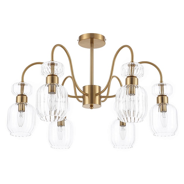 Потолочная люстра Escada Gloss 1141/6PL Clear Фото № 