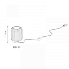 Настольная лампа Lucide Turbin 26500/05/02 4