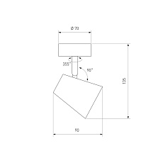 Светодиодный спот Elektrostandard DLR025 5W 4200K белый матовый a039691 1