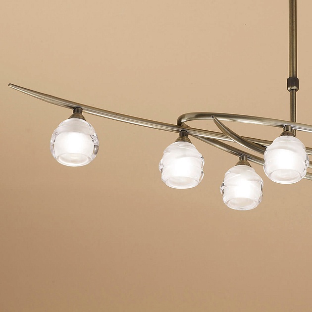 Подвесная люстра Mantra Loop Antique Brass 1820 Фото № 3