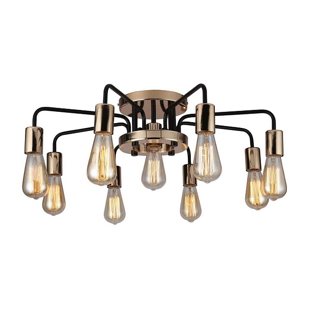 Потолочная люстра Arte Lamp A6001PL-9BK Фото № 
