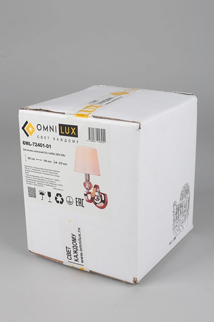 Бра Omnilux Mozatte OML-72401-01 изображение 6 Бра Omnilux Mozatte OML-72401-01 Фото № 6
