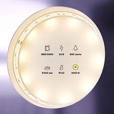 Светодиодная лента Maytoni Technical 7,2W/m 30LED/m 5050SMD теплый белый 5M 10160 1