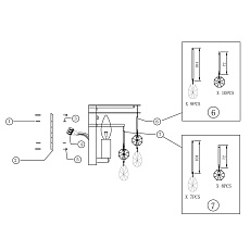 Настенный светильник Maytoni Linn MOD091WL-01G 1