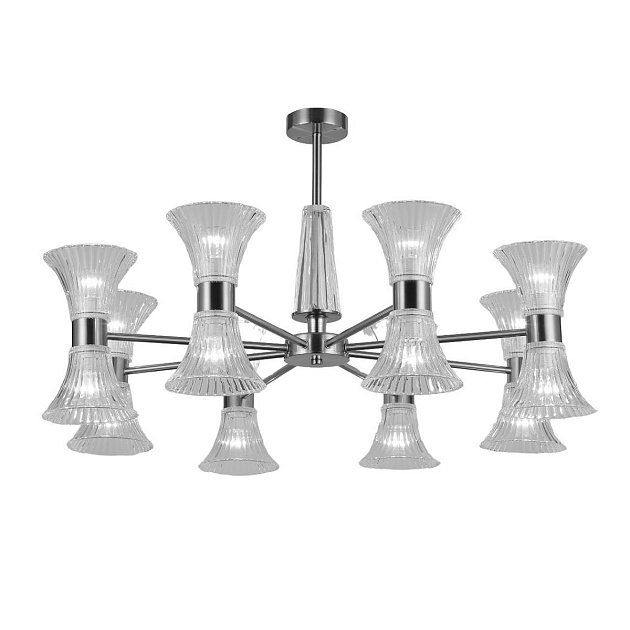 Потолочная люстра Gerhort G11057/16CR CL изображение Потолочная люстра Gerhort G11057/16CR CL Фото №