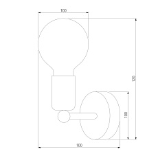 Бра TK Lighting 1900 Retro 1