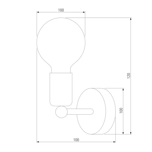 Бра TK Lighting 1900 Retro Фото № 2
