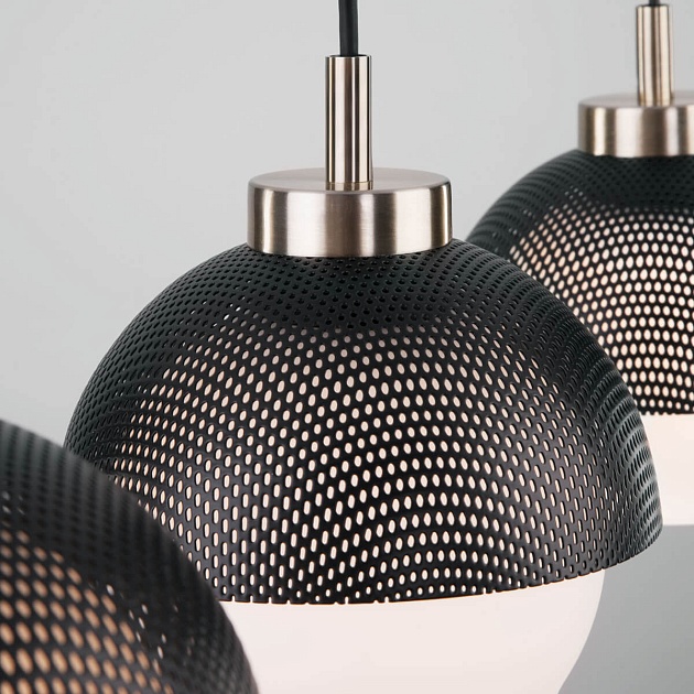 Подвесной светильник Eurosvet 50106/3 античная бронза/черный изображение 4 Подвесной светильник Eurosvet 50106/3 античная бронза/черный Фото № 4