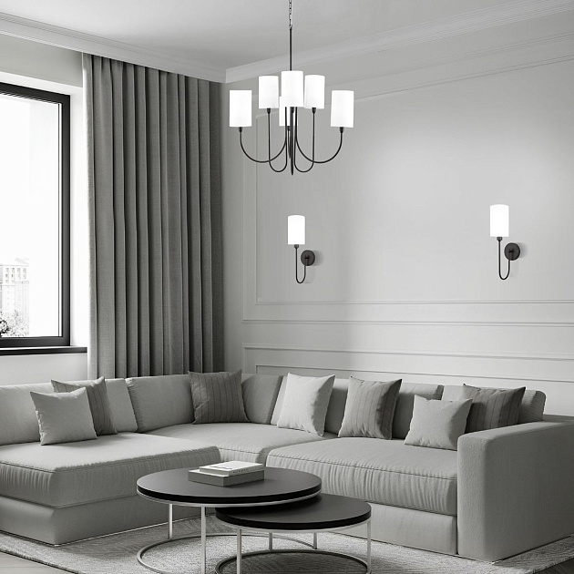 Бра Eurosvet Abbey 60164/1 черный Фото № 5