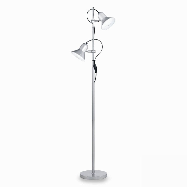 Торшер Ideal Lux Polly PT2 Argento 061115 изображение Торшер Ideal Lux Polly PT2 Argento 061115 Фото №