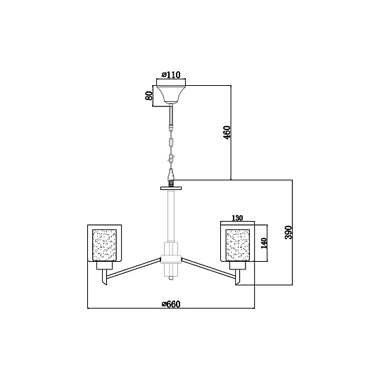 Подвесная люстра Vele Luce Felice VL1425L06 Фото № 5