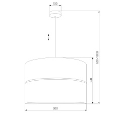 Подвесной светильник TK Lighting 534 Hilton 2