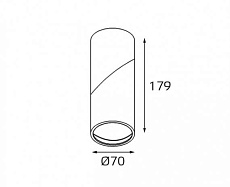Светодиодный спот Italline M03-0106 white 1
