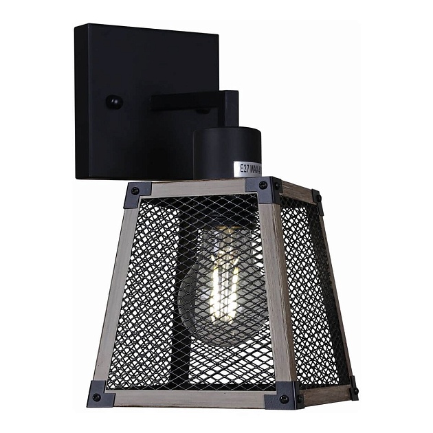 Бра Illumico IL1006-1W-05 BK Wood Фото № 