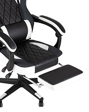 Игровое кресло Stool Group Virage черное с белым BURGENDY YKC 5