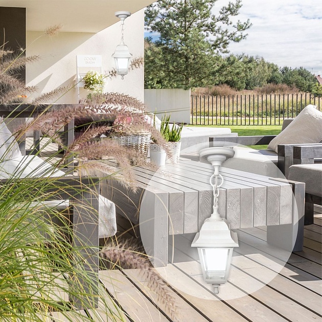 Уличный подвесной светильник Apeyron Адель 11-13бел изображение 5 Уличный подвесной светильник Apeyron Адель 11-13бел Фото № 5