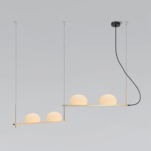 Подвесной светильник Eurosvet Stair 70145/4 латунь Фото № 